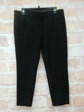 Banana Republic Cropped Black Dress Pants